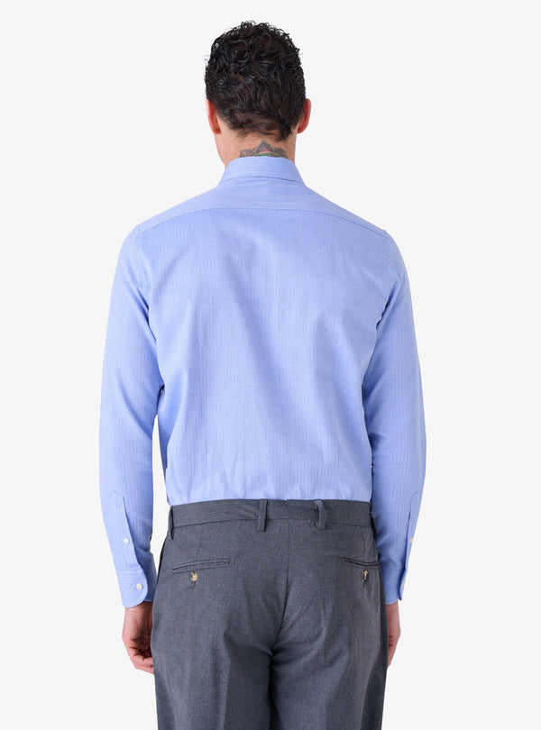 Camicia in Cotone Resca con Collo Francese - Fusaro Antonio dal 1893 - Fusaro Antonio