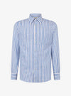 Camicia manica lunga button down in lino cotone - Teddy - Fusaro Antonio dal 1893 - Fusaro Antonio