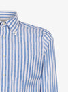 Camicia manica lunga button down in lino cotone - Teddy - Fusaro Antonio dal 1893 - Fusaro Antonio