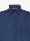 Camicia manica lunga button down in lino cotone - Teddy - Fusaro Antonio dal 1893 - Fusaro Antonio