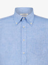 Camicia manica lunga button down in lino cotone - Teddy - Fusaro Antonio dal 1893 - Fusaro Antonio