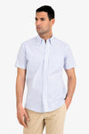 Camicia Mezza Manica Collo button down In Cotone - Storm - Fusaro Antonio dal 1893 - Fusaro Antonio