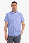 Camicia Mezza Manica Collo button down In Cotone - Storm - Fusaro Antonio dal 1893 - Fusaro Antonio