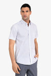 Camicia Mezza Manica Collo button down In Cotone - Storm - Fusaro Antonio dal 1893 - Fusaro Antonio