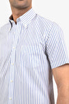 Camicia Mezza Manica Collo button down In Cotone - Storm - Fusaro Antonio dal 1893 - Fusaro Antonio