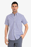 Camicia Mezza Manica Collo button down In Cotone - Storm - Fusaro Antonio dal 1893 - Fusaro Antonio