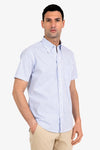 Camicia Mezza Manica Collo button down In Cotone - Storm - Fusaro Antonio dal 1893 - Fusaro Antonio