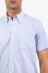 Camicia Mezza Manica Collo button down In Cotone - Storm - Fusaro Antonio dal 1893 - Fusaro Antonio