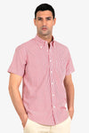 Camicia Mezza Manica Collo button down In Cotone - Storm - Fusaro Antonio dal 1893 - Fusaro Antonio