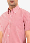 Camicia Mezza Manica Collo button down In Cotone - Storm - Fusaro Antonio dal 1893 - Fusaro Antonio