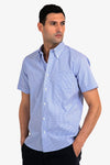 Camicia Mezza Manica Collo button down In Cotone - Storm - Fusaro Antonio dal 1893 - Fusaro Antonio