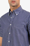 Camicia Mezza Manica Collo button down In Cotone - Storm - Fusaro Antonio dal 1893 - Fusaro Antonio