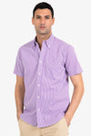 Camicia Mezza Manica Collo button down In Cotone - Storm - Fusaro Antonio dal 1893 - Fusaro Antonio