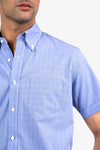 Camicia Mezza Manica Collo button down In Cotone - Storm - Fusaro Antonio dal 1893 - Fusaro Antonio