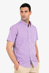 Camicia Mezza Manica Collo button down In Cotone - Storm - Fusaro Antonio dal 1893 - Fusaro Antonio