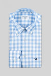 Camicia micro quadro button-down - Fusaro Antonio dal 1893 - Fusaro Antonio