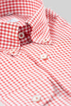 Camicia micro quadro button-down - Fusaro Antonio dal 1893 - Fusaro Antonio