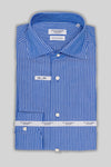 Camicia slim fit in cotone e collo francese - Fusaro Antonio dal 1893 - Fusaro Antonio