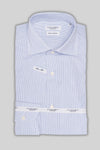 Camicia slim fit in cotone e collo francese - Fusaro Antonio dal 1893 - Fusaro Antonio