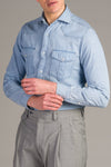 Camicia sport in denim - Fusaro Antonio dal 1893 - Fusaro Antonio