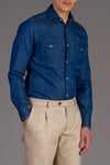 Camicia sport in denim - Fusaro Antonio dal 1893 - Fusaro Antonio