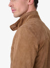 Giubbino in camoscio con zip - Reindeer - Fusaro Antonio dal 1893 - Fusaro Antonio