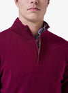 Maglia Mezza Zip in Lana Cashmere - Saul - Fusaro Antonio dal 1893 - Fusaro Antonio