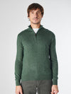 Maglia Mezza Zip melange in Lana Cashmere - Laser - Fusaro Antonio dal 1893 - Fusaro Antonio