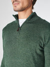 Maglia Mezza Zip melange in Lana Cashmere - Laser - Fusaro Antonio dal 1893 - Fusaro Antonio