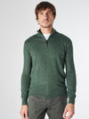 Maglia Mezza Zip melange in Lana Cashmere - Laser - Fusaro Antonio dal 1893 - Fusaro Antonio