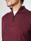 Maglia Mezza Zip melange in Lana Cashmere - Laser - Fusaro Antonio dal 1893 - Fusaro Antonio